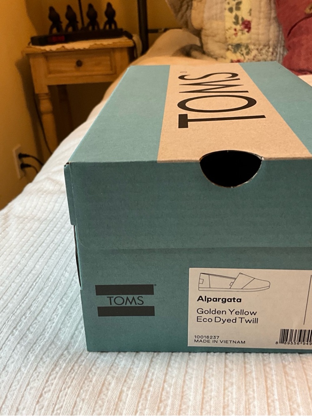 Toms Womens Alpargata Eco-dyed Twill size 6.5